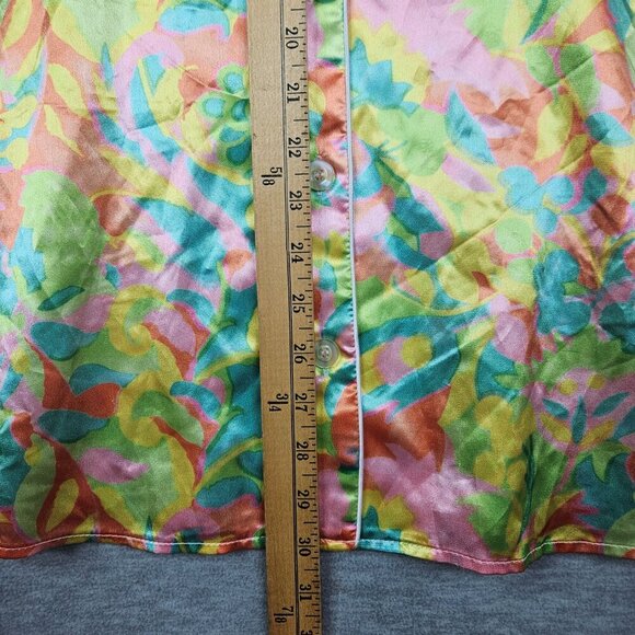 Show me your Mumu Women’s Size XL Twiggy Tulips Slumber Pajama set - Picture 4 of 11